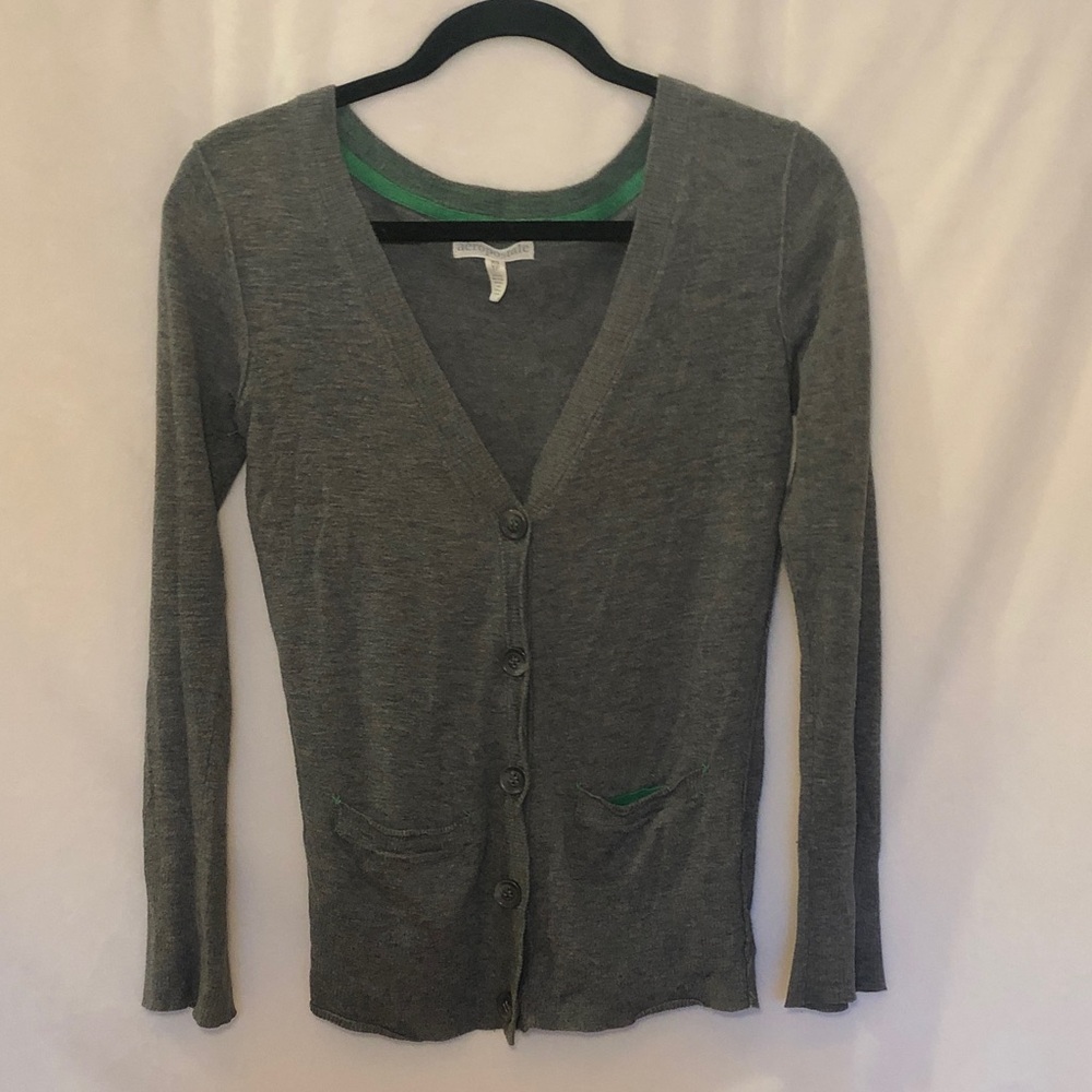 Aeropostale Charcoal Knit Sweater